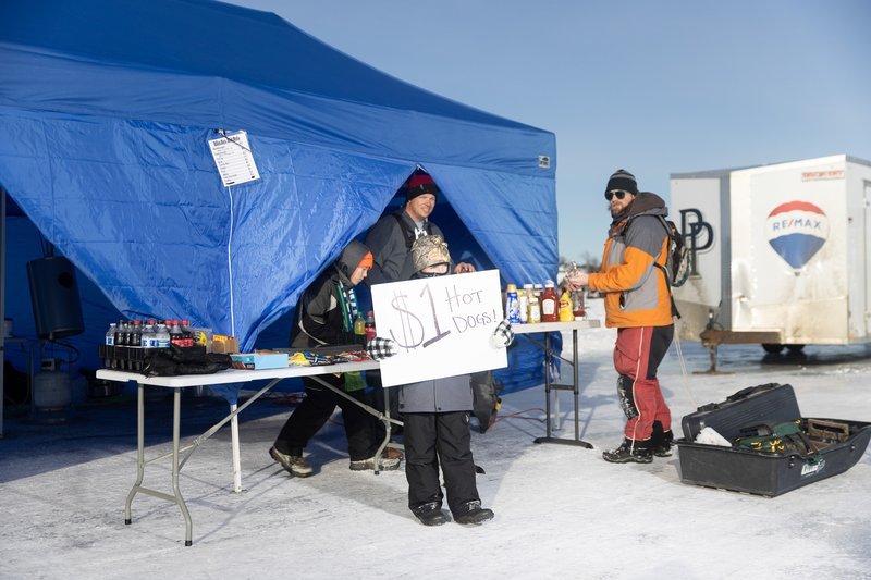 Ice fishing in United Kigdom
