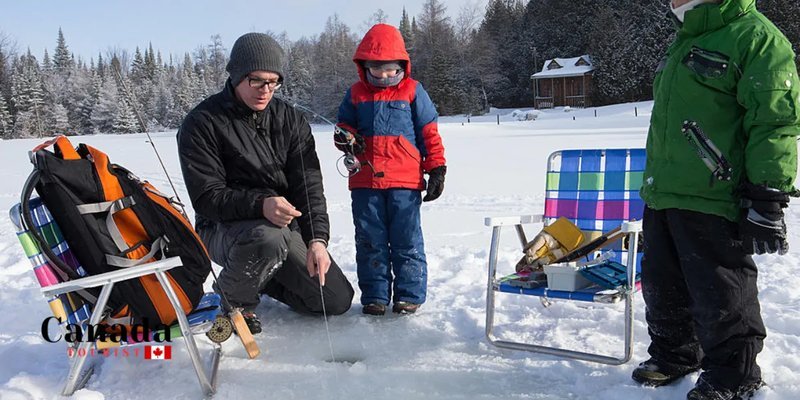 Reel in the Big Catch: Experience Ice Fishing in Canada's Winter Wonderland
